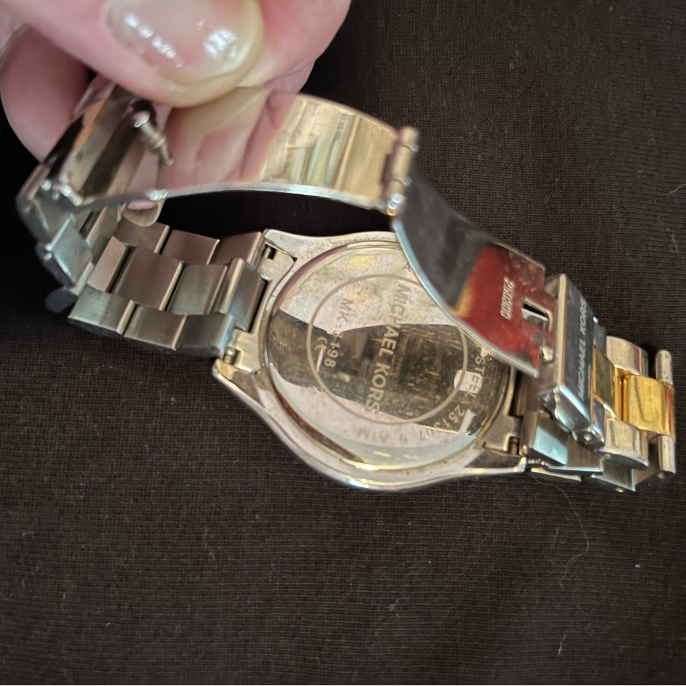 Michael Kors Gold and Silver Two-Tone Watch - Picture 3 of 4